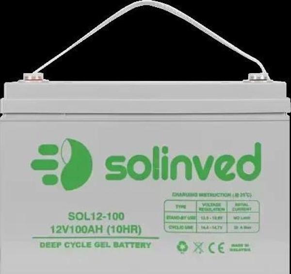 Solinved 12v 100Ah Jel Akü - Image 1