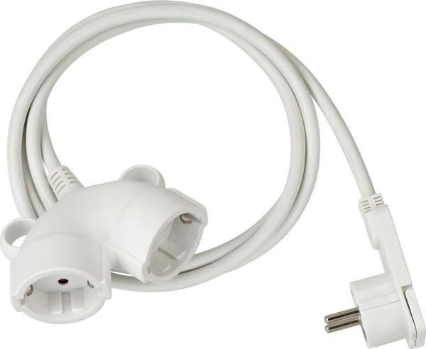 Brennenstuhl Comfort Plus 2 Soketli 3 Metre Seyyar Uzatma Kablosu Beyaz - Image 1