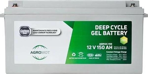 Agromot 12v 150Ah Jel Akü - Image 1