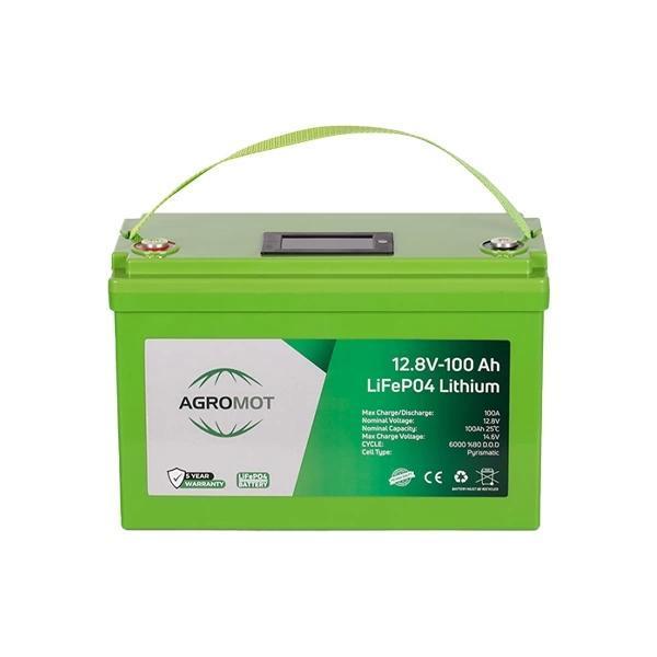 Agromot 12.8V 100AH Lityum Akü - Image 1