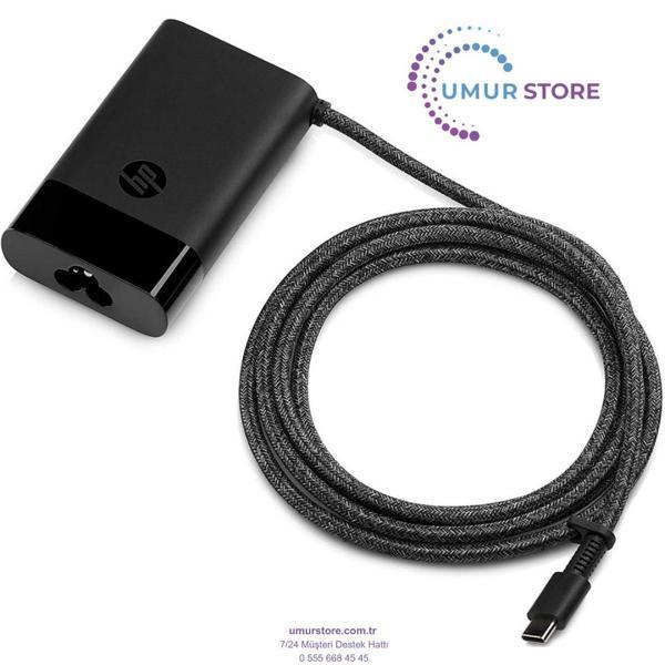 Hp Elitebook Folio 1040 G4 Notebook Adaptör-Şarj Cihazı/Original-Usb-C - 65W - Slim Tip - Image 1