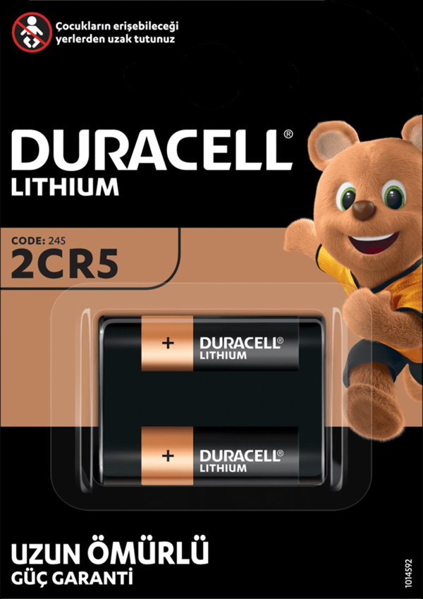 DURACELL 2CR5 (D245) LITHIUM 6V PİL - Image 1