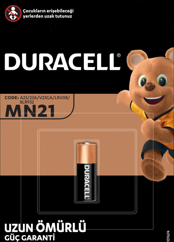 DURACELL 23 A MN 21 PİL - Image 1