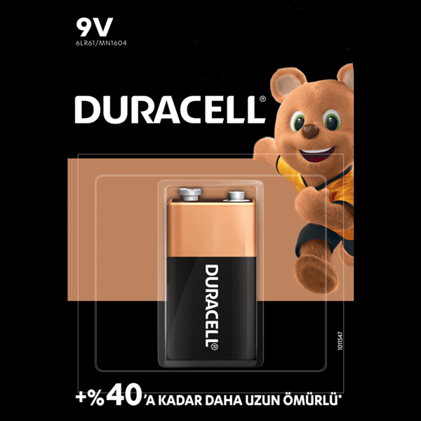DURACELL 9 V PİL - Image 1