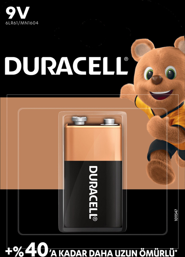 DURACELL 9 V PİL - Image 1