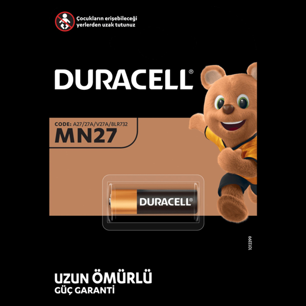 DURACELL 27 A PİL - Image 1