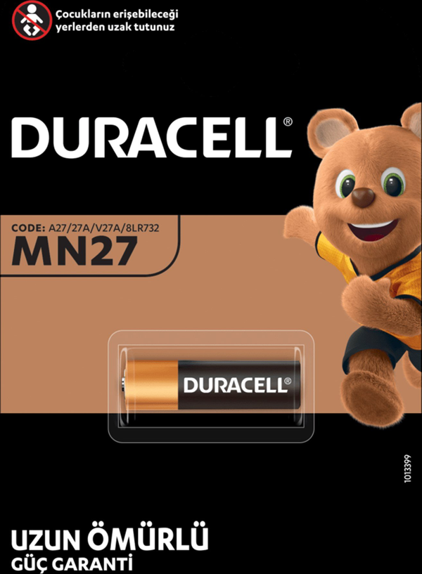 DURACELL 27 A PİL - Image 1
