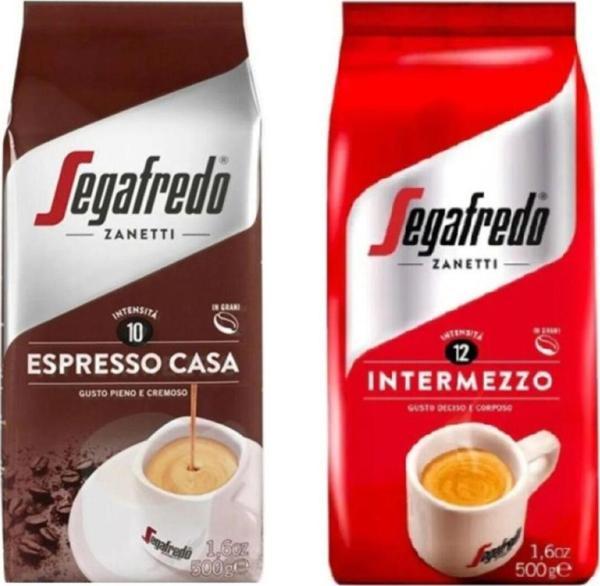 Espresso Casa 500 gr + Zanetti Intermezzo 500 gr Çekirdek Kahve - Image 1