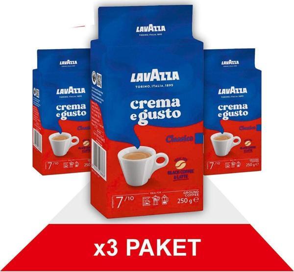 Crema e Gusto Filtre Kahve (250gr) x3 - Image 1