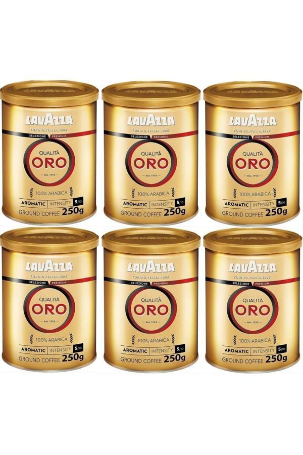 Qualita Oro Filtre Kahve Teneke Kutu Altılı Set (250 GR X 6=1,5 KG) - Image 1