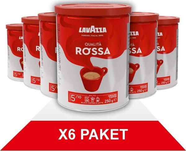 Qualità Rossa Filtre Kahve Teneke Kutu (250gr) x6 - Image 1
