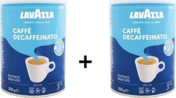 Caffe Decaffeınato Kafeinsiz Öğütülmüş Kahve 250 gr x 2 teneke kutu - Image 1