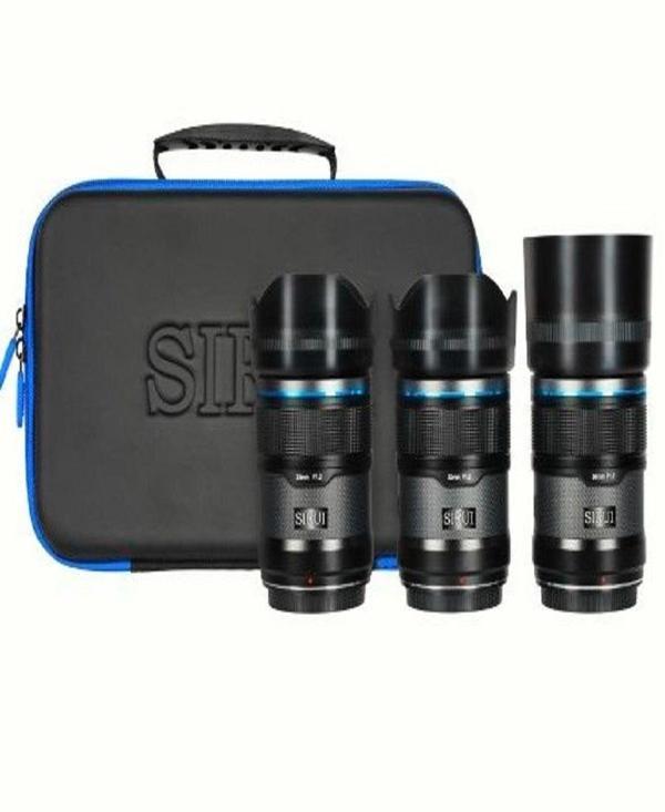 Sniper 23mm, 33mm & 56mm F1.2 APSC Auto-Focus Lens Kit X Mount, Black - Image 1