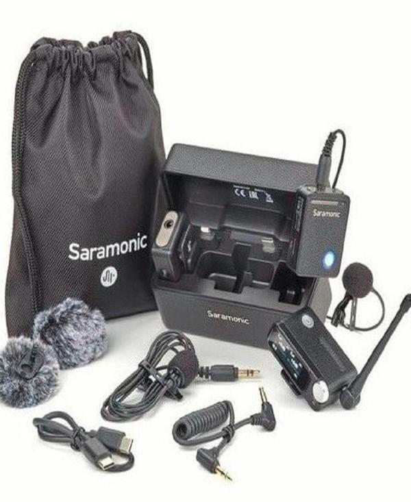 Saramonic Ultra 03 2 Kişilik Kablosuz Lavalier Yaka Mikrofonu - Image 1
