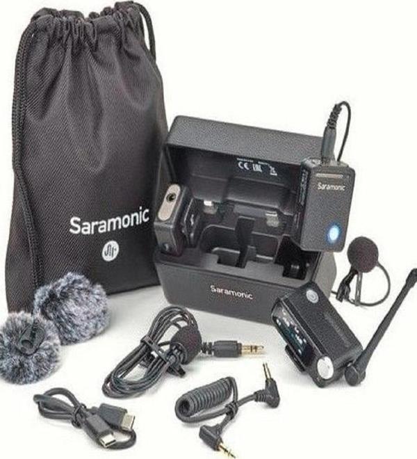Saramonic Ultra 03 2 Kişilik Kablosuz Lavalier Yaka Mikrofonu - Image 1