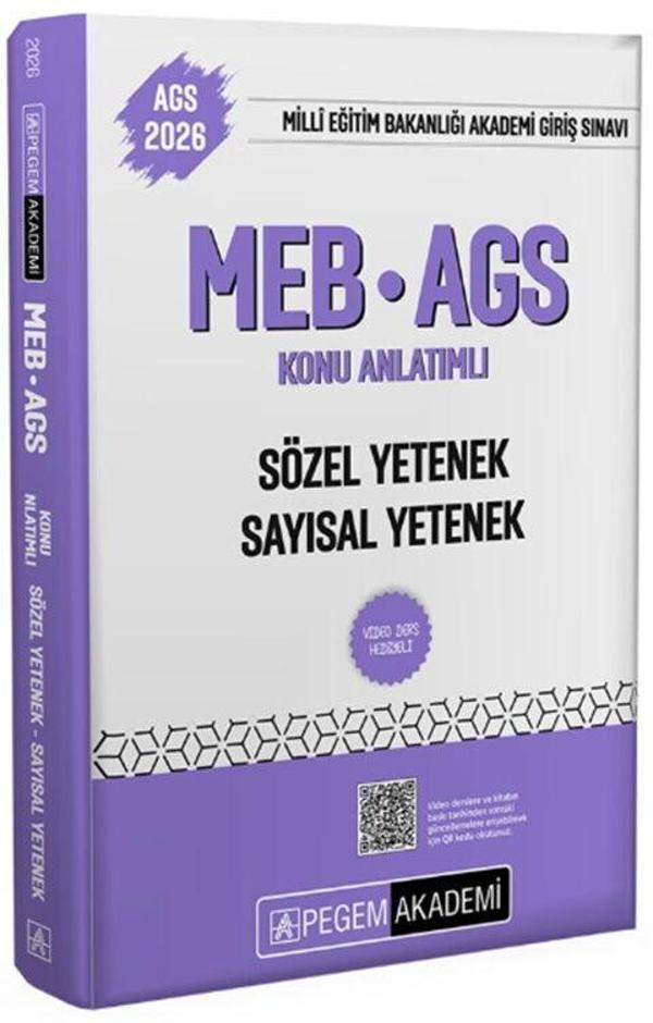 Pegem Yayınları 2026 MEB AGS Sözel Yetenek Sayısal Yetenek Konu Anlatımlı - Pegem Akademi Yayıncılık - Image 1