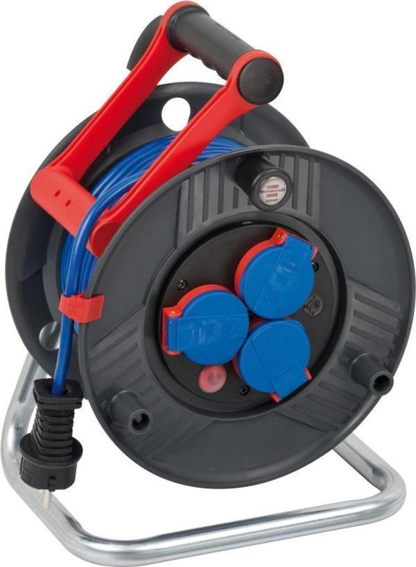 Brennenstuhl Garant Serisi IP44 Lisanslı 25m Makaralı Kablo Mavi AT-N05V3V3-F 3G1,5 - Image 1
