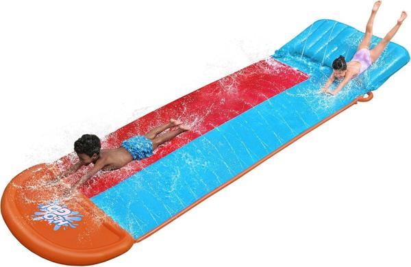 Bestway H2Ogo! Tsunami Splash Ramp Çift Kaydırak 488 Cm - Image 1