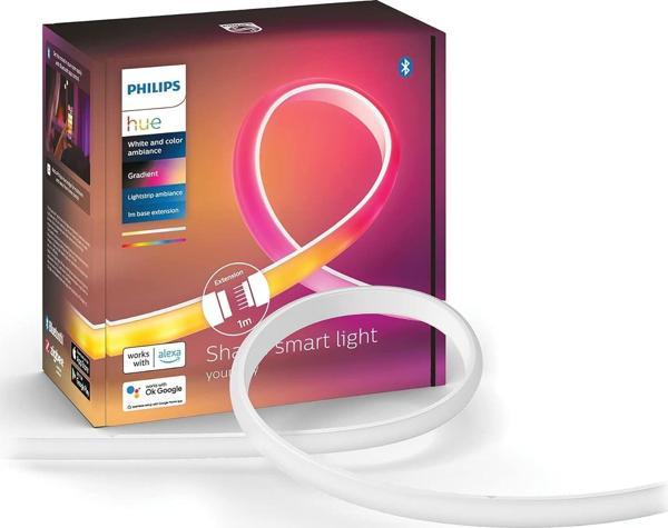 Philips Hue Gradient Akıllı Renkli Led Şerit Aydınlatma, 1M, Genişletme Paketi, 16 Milyon Renk Ve Re - Image 1