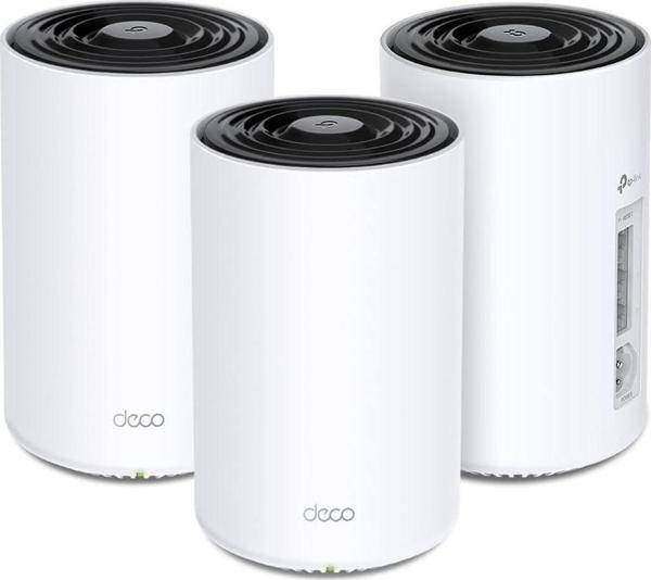 Tp-Link Deco Px50 3-Pack, Ax3000 + G1500, 1 Ghz Cpu, Powerline/Mesh, Yapay Zeka Desteği, Gigabit Por - Image 1