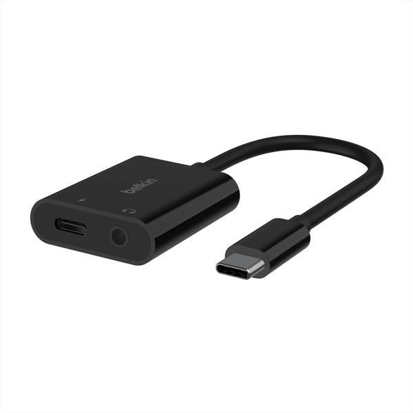 Belkin Rockstar Usb-C Şarj Adaptörlü 3,5 Mm Ses, Ipad Pro, Galaxy, Note, Google Pixel, Lg G6, Sony X - Image 1