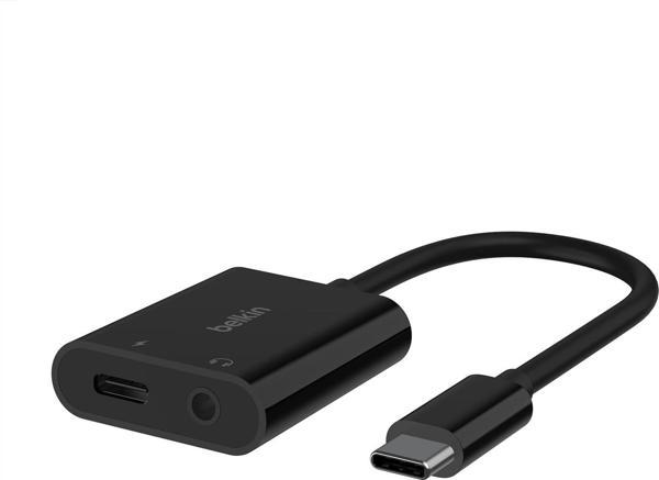 Belkin Rockstar Usb-C Şarj Adaptörlü 3,5 Mm Ses, Ipad Pro, Galaxy, Note, Google Pixel, Lg G6, Sony X - Image 1