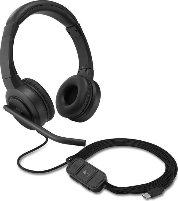 Kensington H1000 Usb-C Kulak Üstü Kulaklık, Ultra Rahat Hd Ses Kulaklığı, Mikrofon Ve Kablolu Profes - Image 1