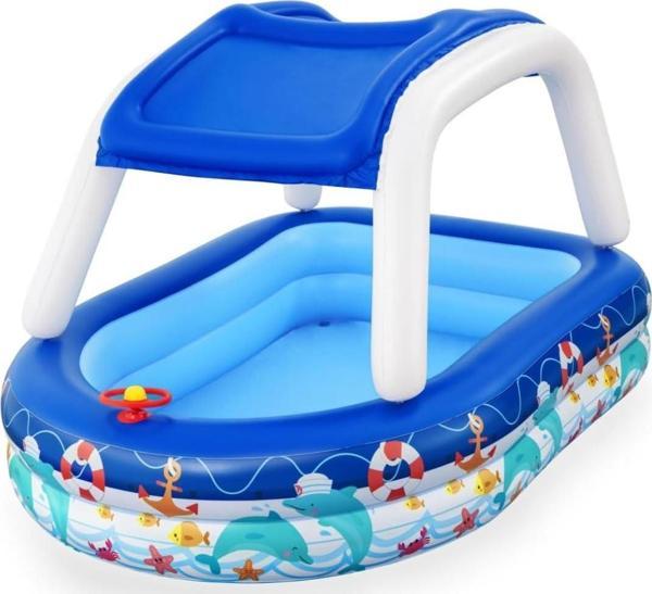 Bestway 7' X 61" X 52"/2.13M X 1.55M X 1.32M Sea Captain Family Pool - Image 1