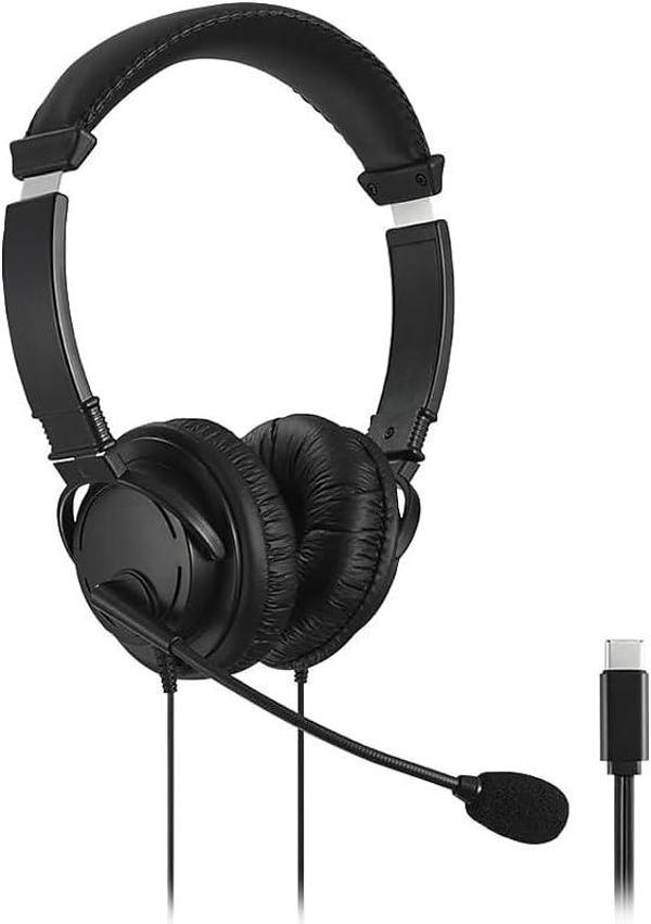 Kensington Hi-Fi Usb-C Mikrofonlu Kulaklık (K97457Ww), Siyah - Image 1