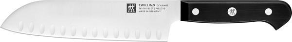 Zwilling Gourmet Oluklu Santolu Bıçağı, Paslanmaz Çelik, Siyah - Image 1