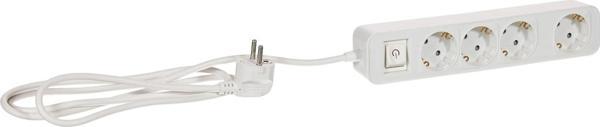 Philips 4'Lü Çocuk Korumalı Priz 1.5 M Beyaz, Chp2144W/62 - Image 1