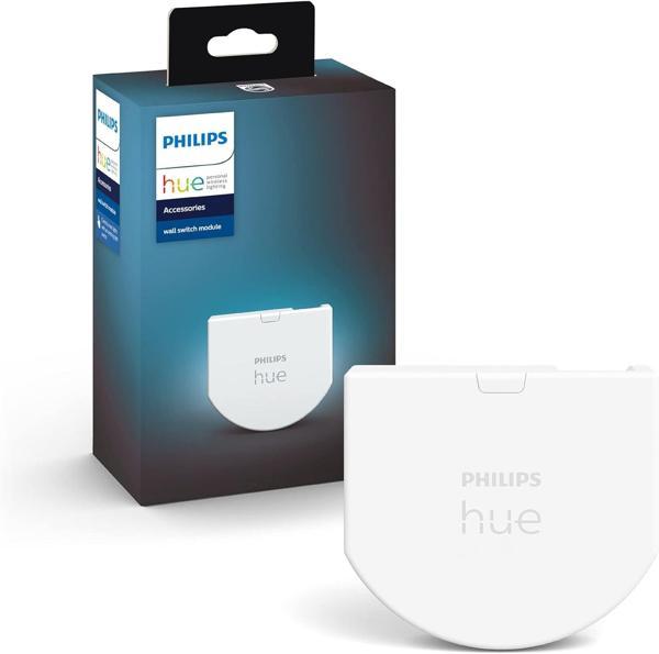 Philips Hue Duvar Şalteri Modülü, Tekli Paket, Hue Lambaların Sürekli Erişilebilmesini Sağlar, Mevcu - Image 1