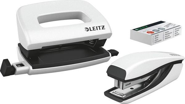 Leitz Nexxt Mini Delgeç Ve Zımba Seti, 10 Sayfaya Kadar, P2 No. 10 Zımba Teli, Inci Beyazı, Wow, 556 - Image 1