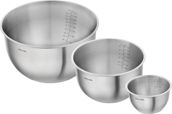 Zwilling Fresh & Save Bowls Kase Seti S/M/L / 3-Parça, Paslanmaz Çelik, Metalik Gri - Image 1