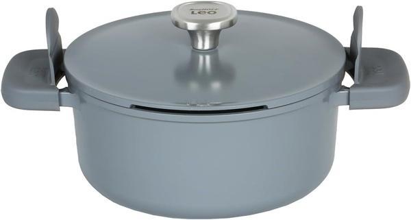Berghoff Leo Phantom Kapakli Yapişmaz Tencere 24 Cm Smoked Grey - Image 1