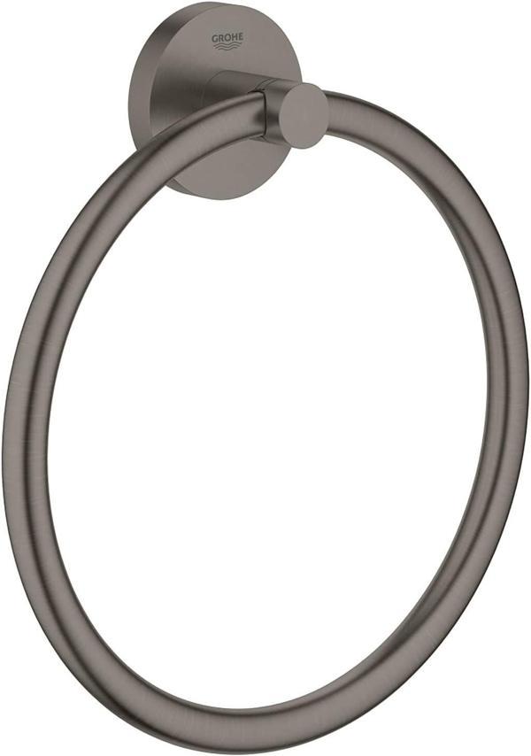 Grohe Yuvarlak Havluluk Essentials Brushed Hard Graphite 40365Al1 - Image 1