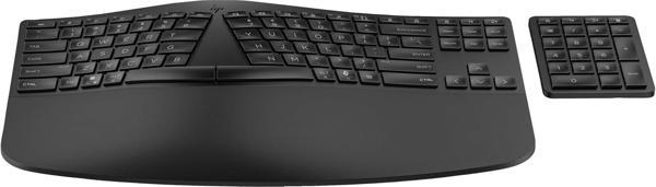 Hp 960 Ergonomik Kablosuz Klavye, Ayrı Sayısal Tuş Takımı, Qwertz Düzeni, Bluetooth Ve 2,4 Ghz, 20 P - Image 1