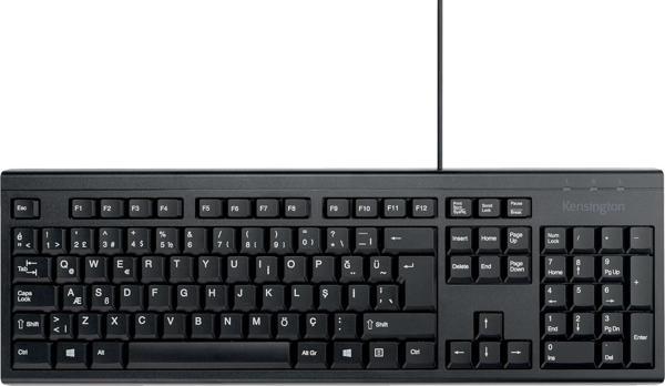 Kensington Kb100 Eq Kablolu Tam Boy Türkçe Klavye - Sürdürülebilir Seçim - K63727Tr - Image 1