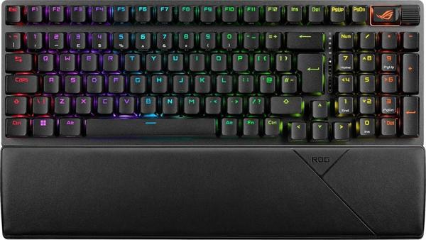 Asus Rog Strix Scope Ii 96 Wl/Rx Red/Pbt/Uk Wireless Oyun Klavyesi̇: Üç Modlu Bağlanti, Rog Rx Opti̇ - Image 1