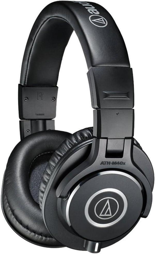 Audio Technica Ath-M40X Profesyonel Stüdyo Monitör Kulaklığı, Siyah, Standart - Image 1