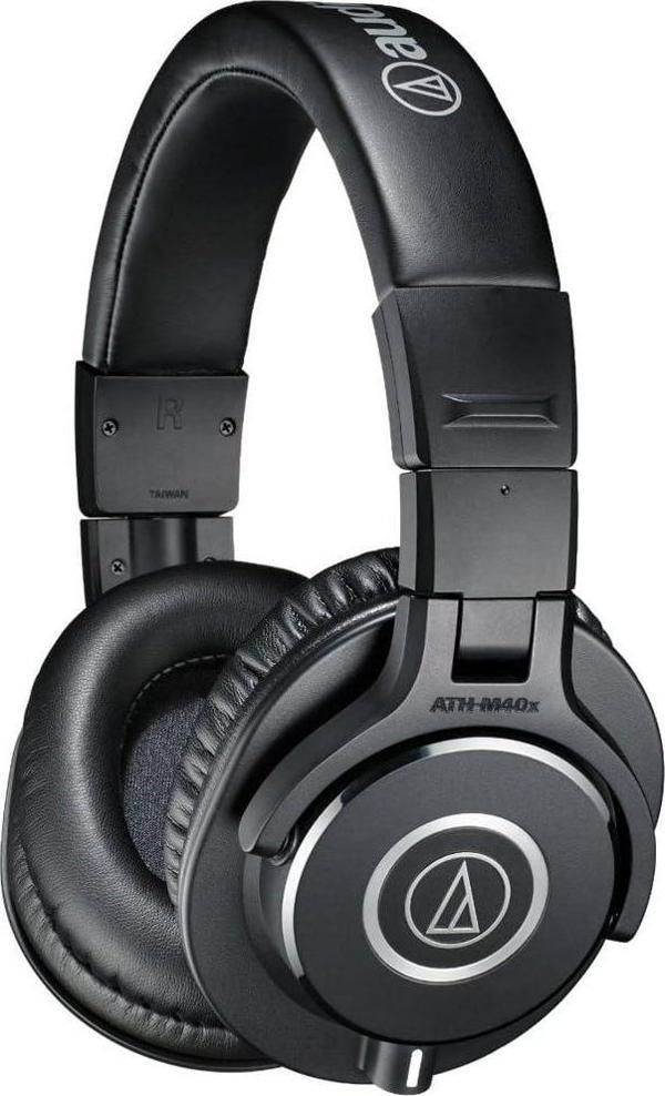 Audio Technica Ath-M40X Profesyonel Stüdyo Monitör Kulaklığı, Siyah, Standart - Image 1