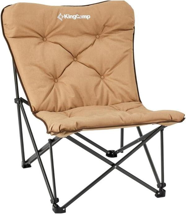 Kingcamp Lemon Lux Ultra Konforlu Kamp Sandalyesi Khaki - Image 1