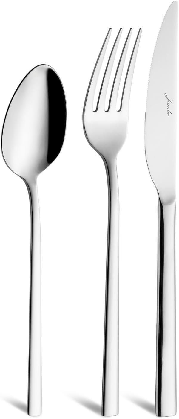 Jumbo 2001 18 Parça 6 Kişilik Yemek Çatal Kaşık Bıçak Takımı Çelik - Image 1