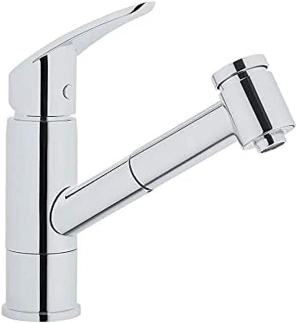 Artema Harmony Xl A42147 Pull-Out Eviye Bataryası, 8 Litre/Dk Akış Hızı, Uzayabilen El Duşu, Krom - Image 1