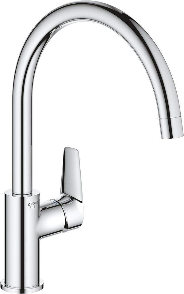 Grohe Start Edge Quickfix Eviye Bataryası |360˚ Dönüş Açısı, Krom, 31369001 - Image 1