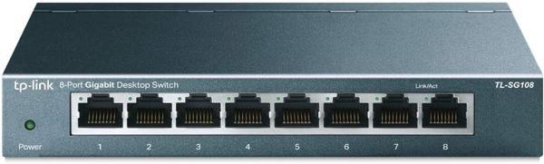 Tp-Link Tl-Sg108, 8-Port 10/100/1000 Mbps Gigabit Ethernet Switch 5 V Harici Güç Adaptörü - Image 1