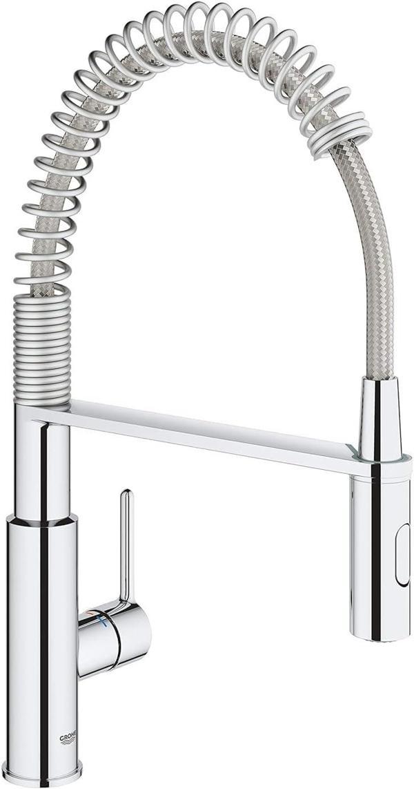 Grohe Get Eviye Bataryası |360˚ Dönüş Açısı | Krom | 30361000 - Image 1