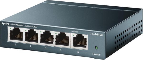 Tp-Link Tl-Sg105, 5-Port 10/100/1000Mbps Gigabit Siwtch - Image 1