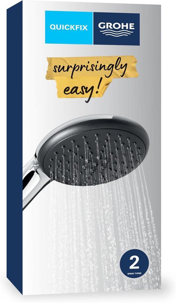 Grohe Vitalio Start 110 El Duşu, 2 Akışlı Yağmur Ve Jet Duşu, Smartswitch, 110Mm Yuvarlak Duş Başlığ - Image 1