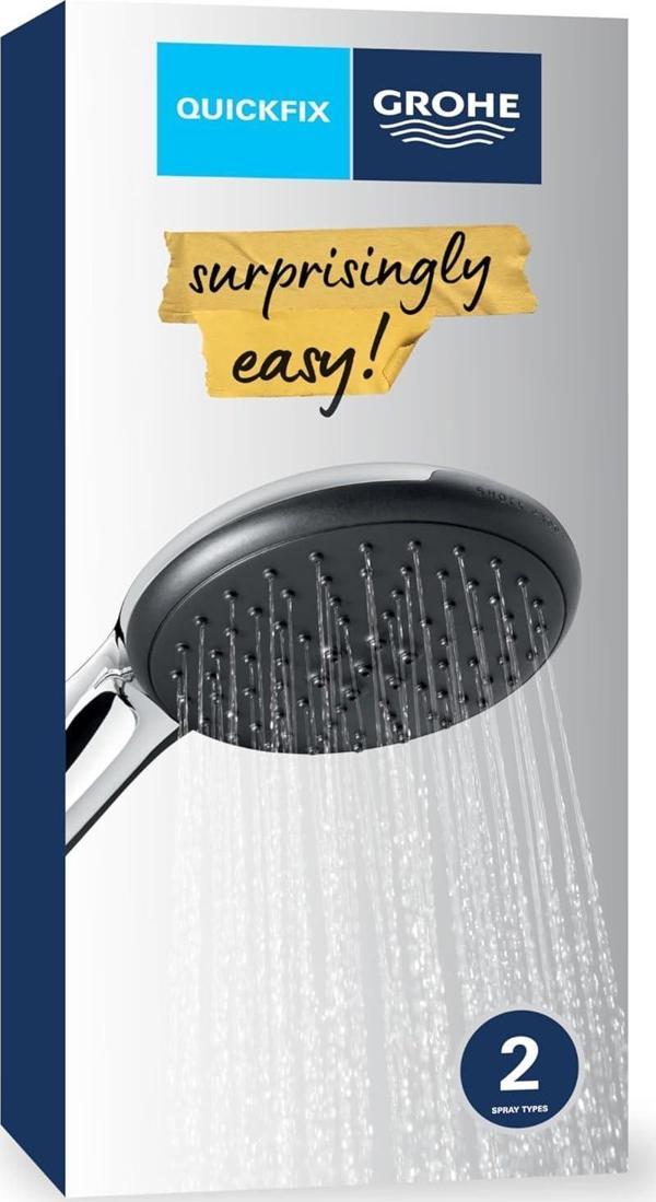 Grohe Vitalio Start 110 El Duşu, 2 Akışlı Yağmur Ve Jet Duşu, Smartswitch, 110Mm Yuvarlak Duş Başlığ - Image 1
